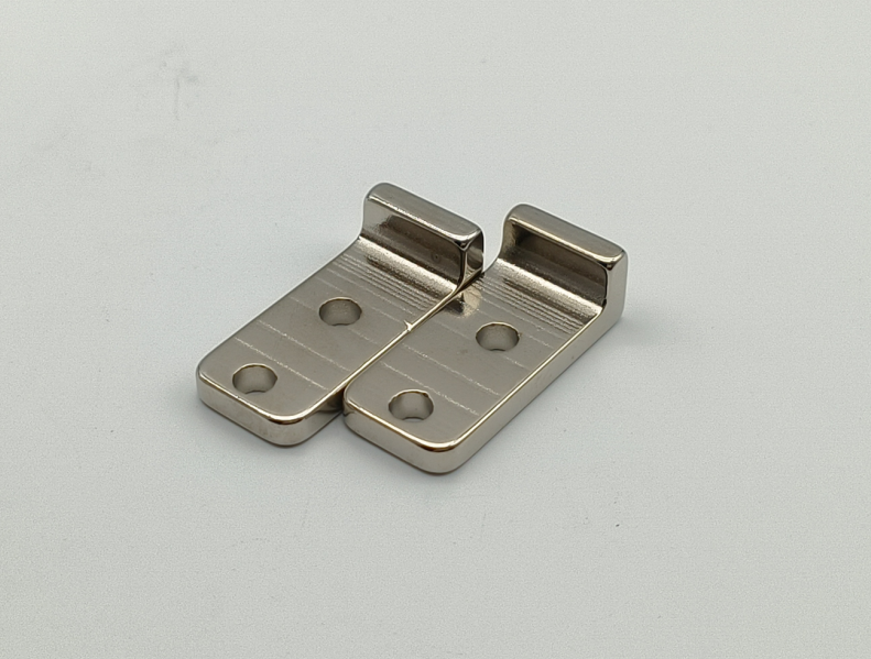 Custom shape with hole L-shaped neodymium strong magnet