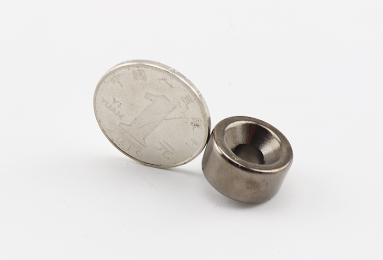 17mm black nickel coated countersunk magnet ring