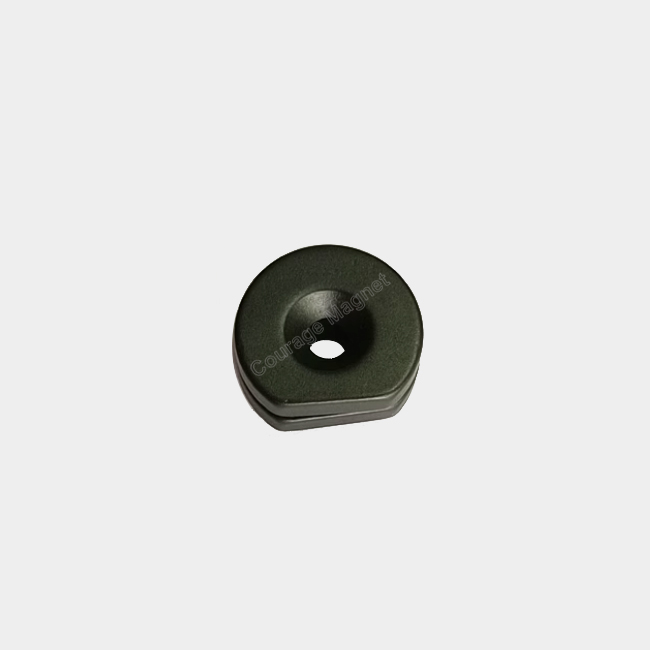 Custom shaped nonstandard ring countersunk hole magnet Φ20mm