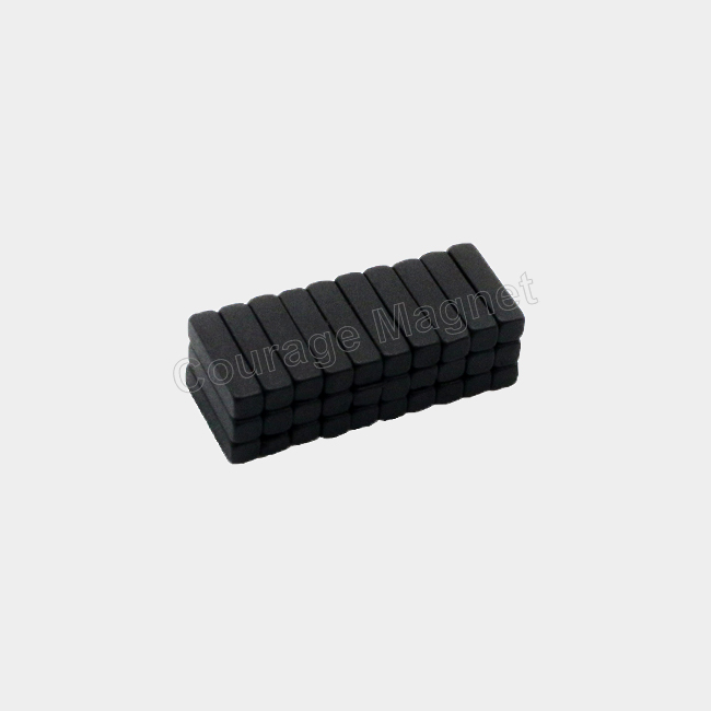 8mm x 2mm x 2mm n52 neodymium block strong black magnet