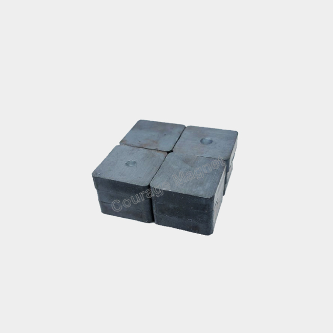 Ceramic square permanent magnet for sale 20mm x 20mm x 5mm