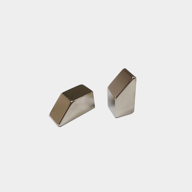 Special block neodymium magnet with bevel angle