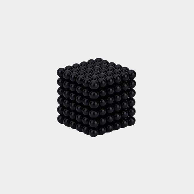 Neodyum siyah 5mm çaplı manyetik toplar küre mıknatıslar