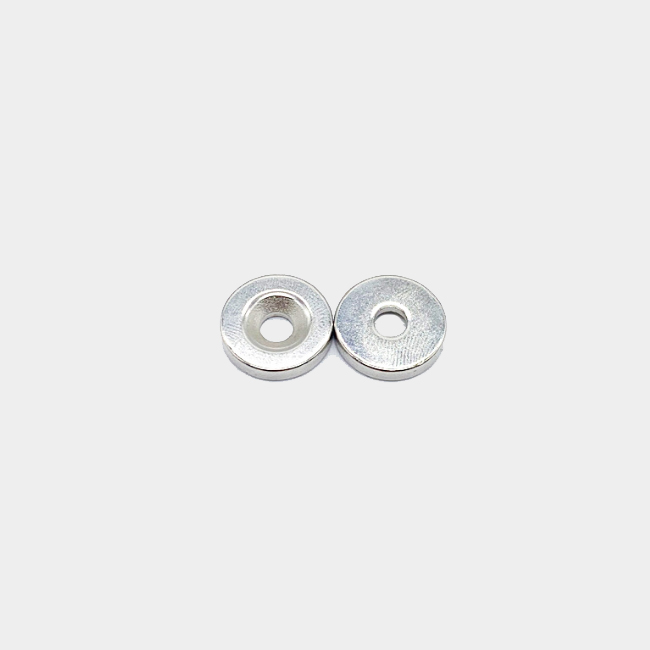 M4 Round Disc Screw Hole Magnets Φ15mm x 3mm(9/16" x 1/8")