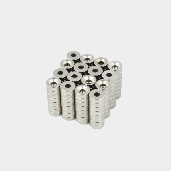  Small countersunk ring magnets OD 8mm x 3mm hole 3mm