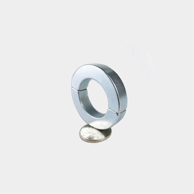 Radial half ring neodymium magnet OD 50 x 30 x 10 mm