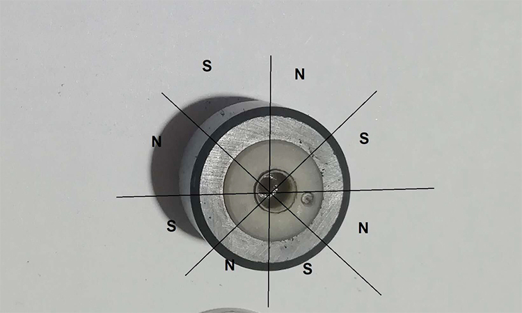 Motor ring magnets