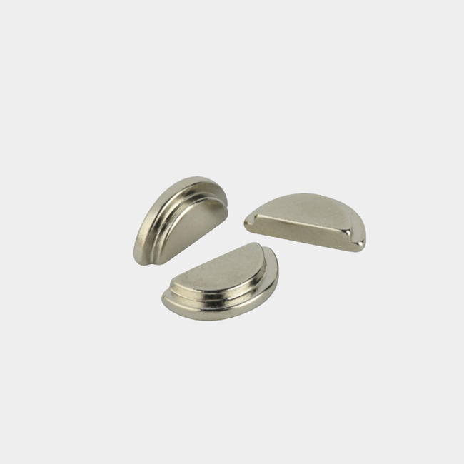 Double half round convex neo magnet [Sales supply custom]