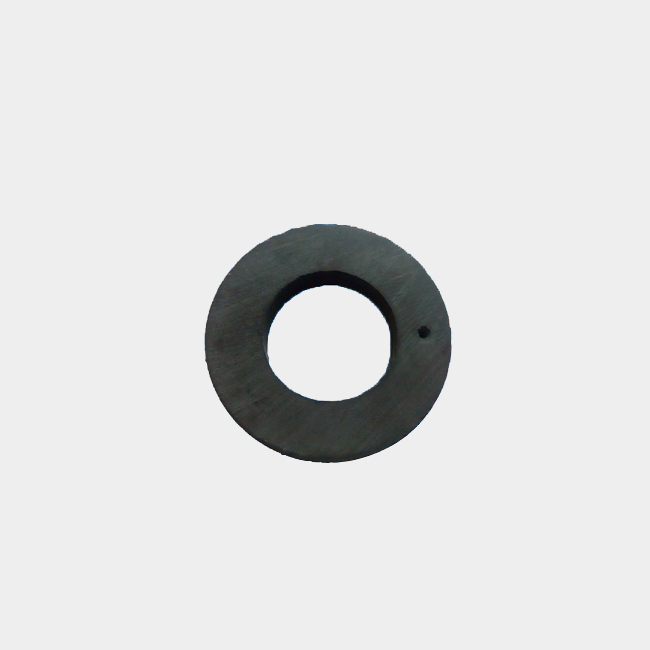 Axial multipole ferrite ring magnet 4 poles 6 poles 30 x 16 x 5 mm