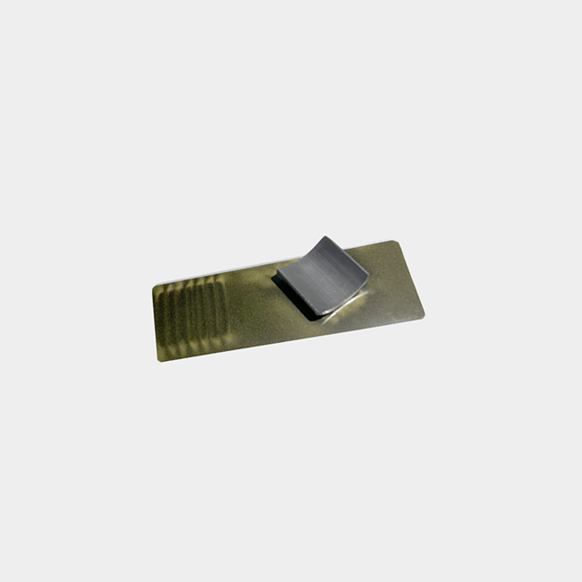 Customized monolithic multipole sintered ferrite magnet arc segment