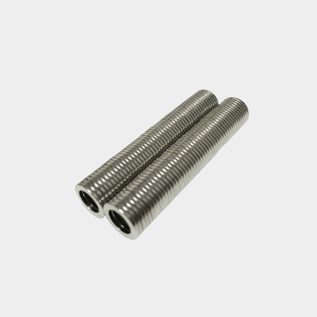 Strong thin ring neodymium magnets 10mm x 6.5mm x 1mm