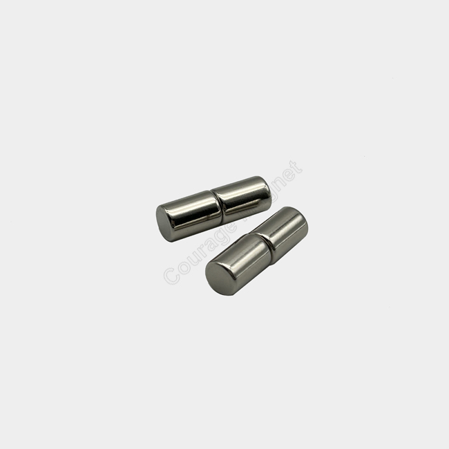 8mm dia cylinder rod strong magnets D8x12mm（5/16"x1/2"）