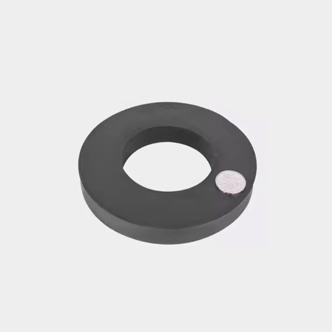 6 inches large ceramic ferrite ring magnets 156mm x 80mm x 20mm