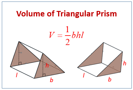 Üçgen prizmanın hacim denklemi