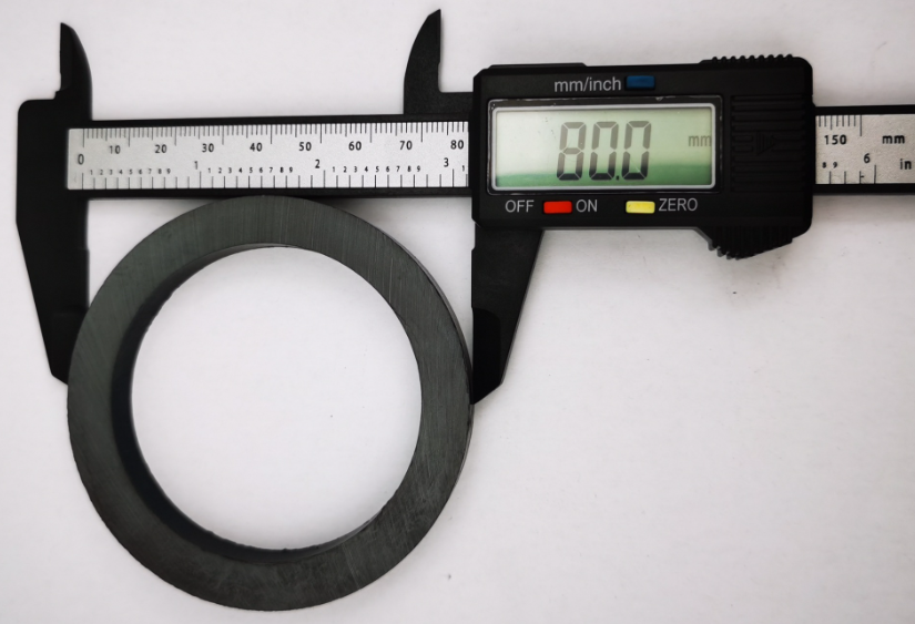 Halka Ferrit Mıknatıslar 80 x 40 x 10mm çap