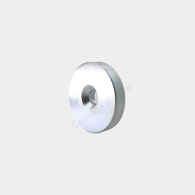 50mm diameter countersunk magnet ring 50 x 10 hole 10mm
