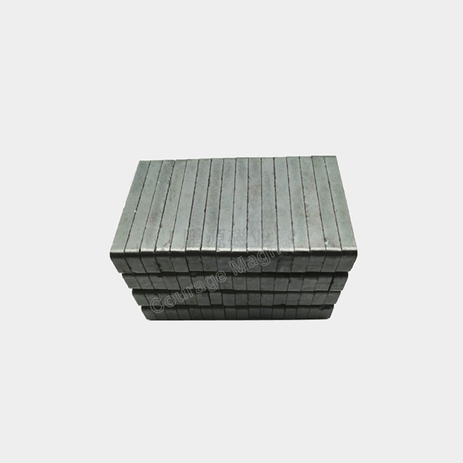 Screen window hard ferrite magnet block 40x10x4mm