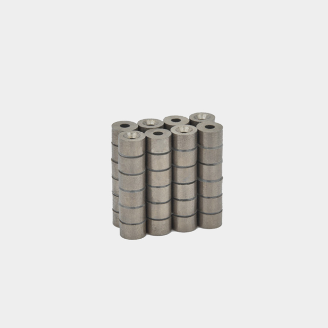 SmCo countersunk magnet ring 10mm diameter 10mm thick