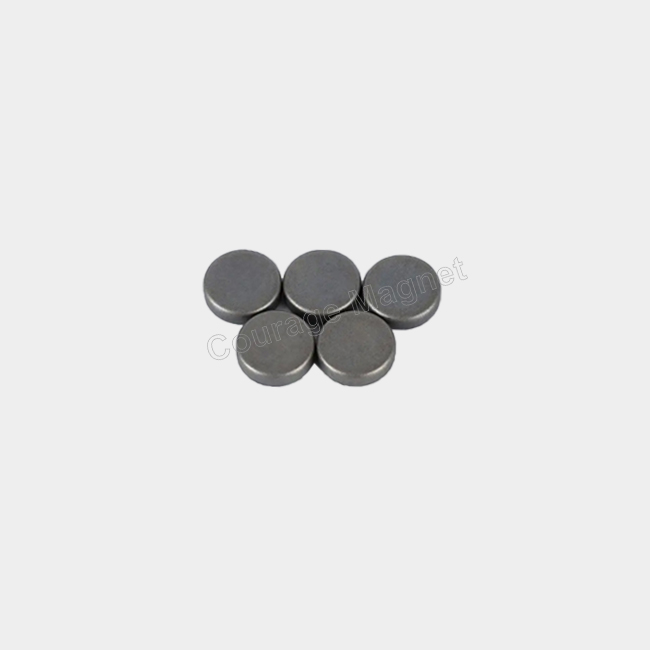 12.5mm diameter 3mm thick phosphating coated strong magnet