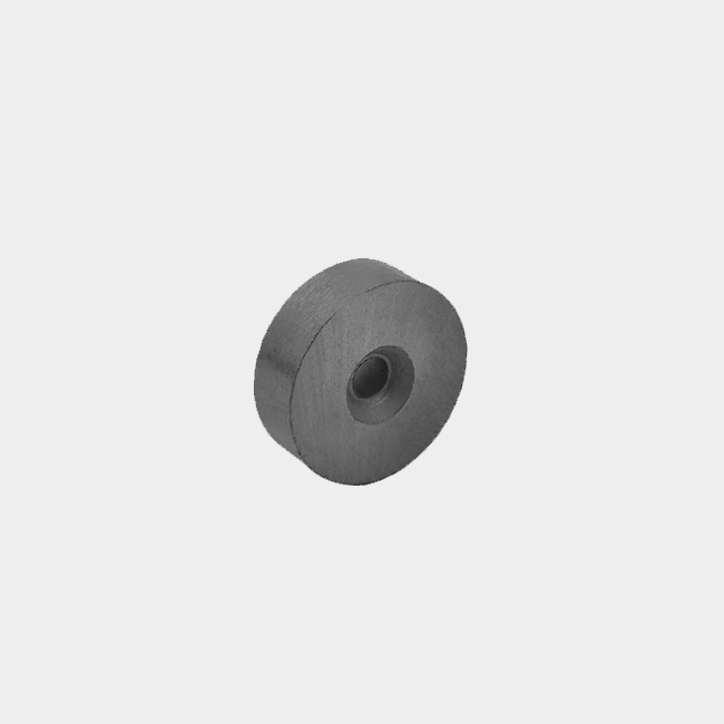 16mm dia countersunk ferrite magnet ring 16x5mm ho