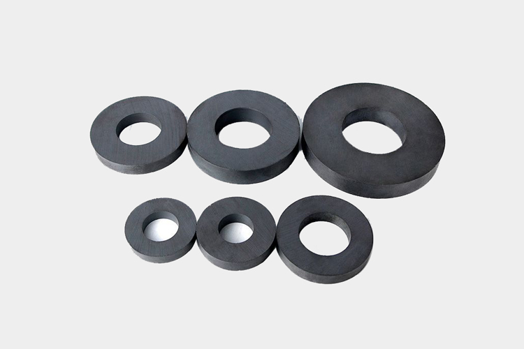Sintered ferrite ring magnets appearance picture