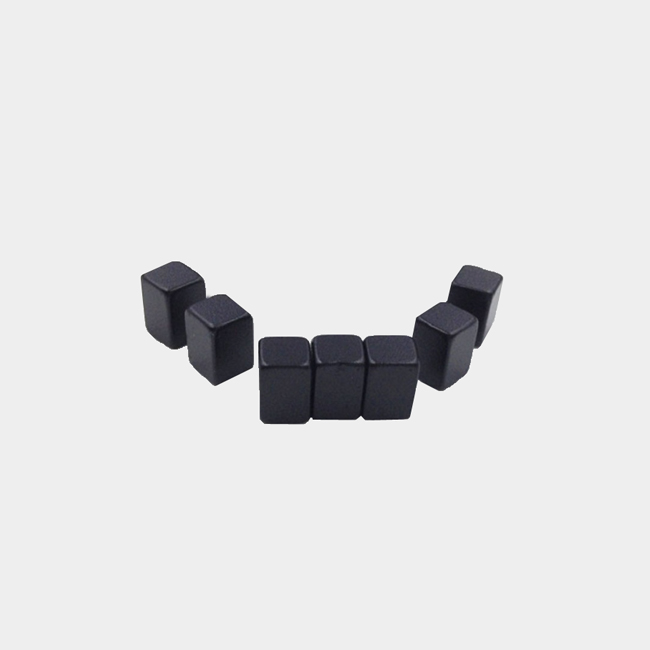 10mm length black coated neodymium magnet block 10