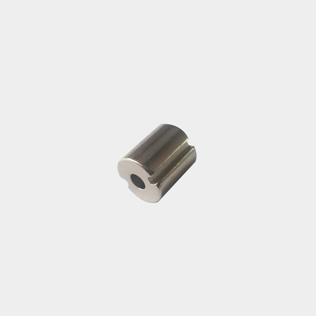 Hollow cylindrical neodymium magnets with side grooves