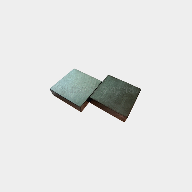 40mm square ferrite magnet 1100 gauss 40 x 40 x 10 mm thick
