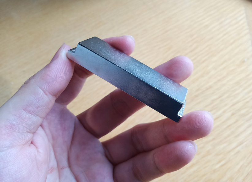 Step convex neodymium magnet 70x20x12mm sample display