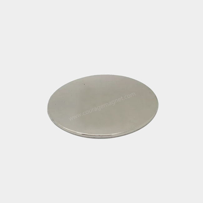 Big flat thin round disc strong magnet 100mm dia x 3mm thick