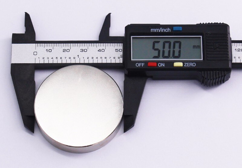 50mm diameter heavy duty neodymium disc magnet