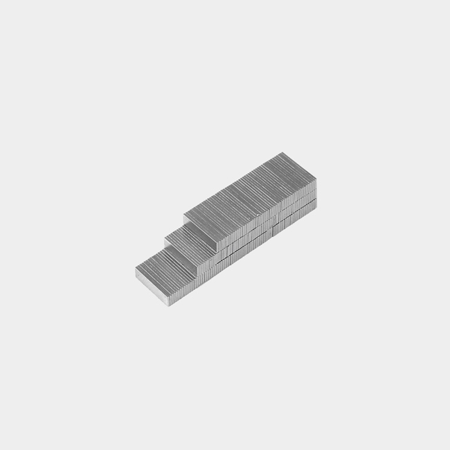 High performance ultra thin rectangle magnet 12x3x0.5mm