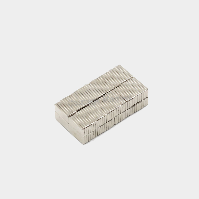 Strong thin flat rectangular rare earth neo magnets 10x5x1mm