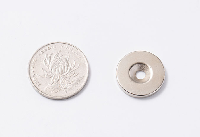 How to customize neodymium magnet with M4 countersunk hole?