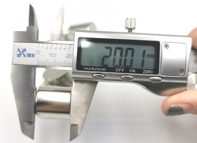 20mm çapında silindirik güçlü mıknatıs