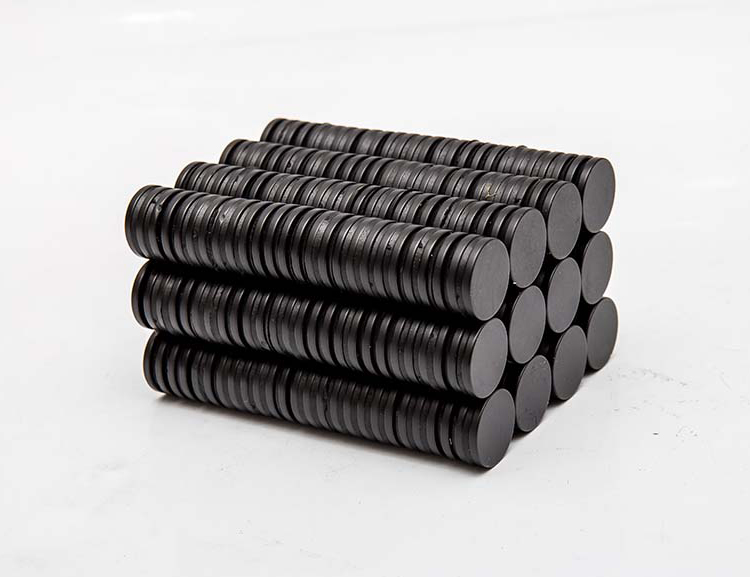 Disc black epoxy-coated neodymium magnets