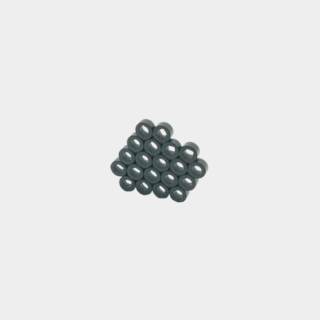 Miniature 2 pole bonded ndfeb magnet ring 3.3x1.7x1.7mm