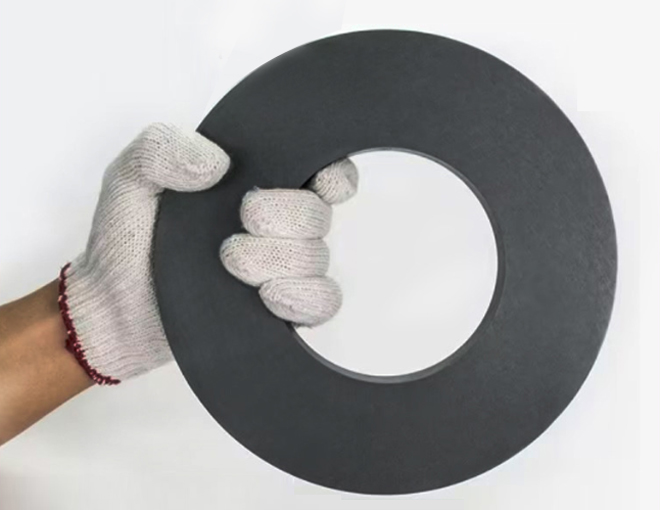 How big can ferrite ring magnets be?