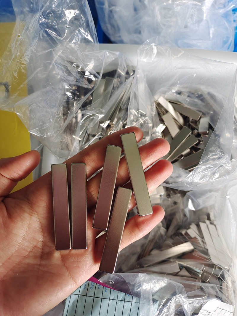 Bar block neodymium magnets made from N35 blank material