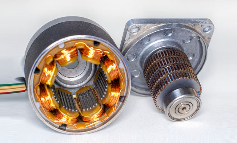 Structure of the stepper motor