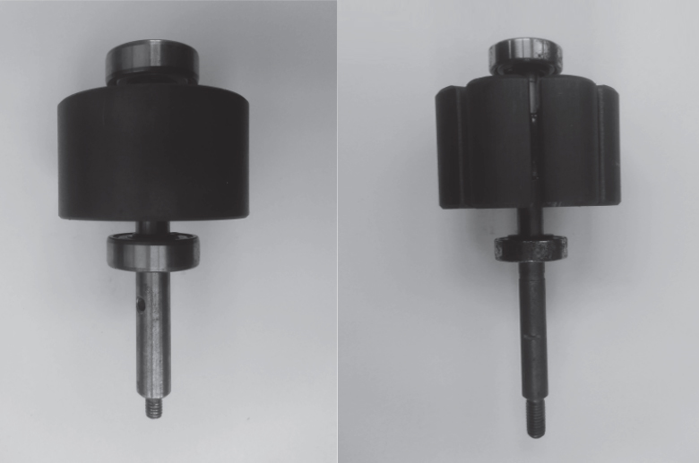 Comparison of multipole magnetic rings and arc magnet combined rotors