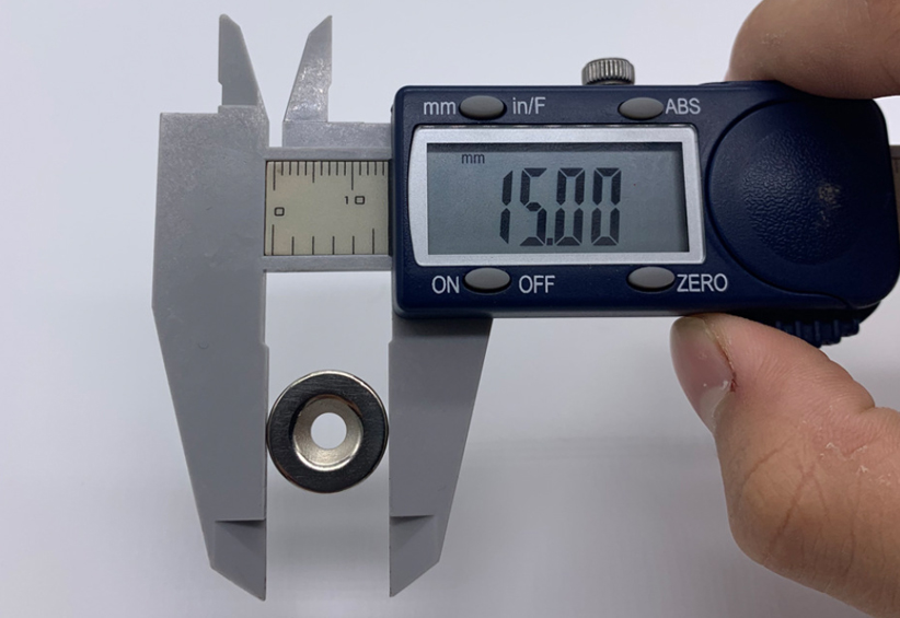 15mm countersunk neodymium magnet diameter measurement