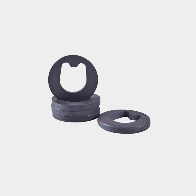 Special horseshoe hole ferrite magnet ring