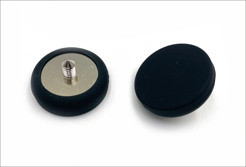 32mm pot neodymium magnet with rubber cover
