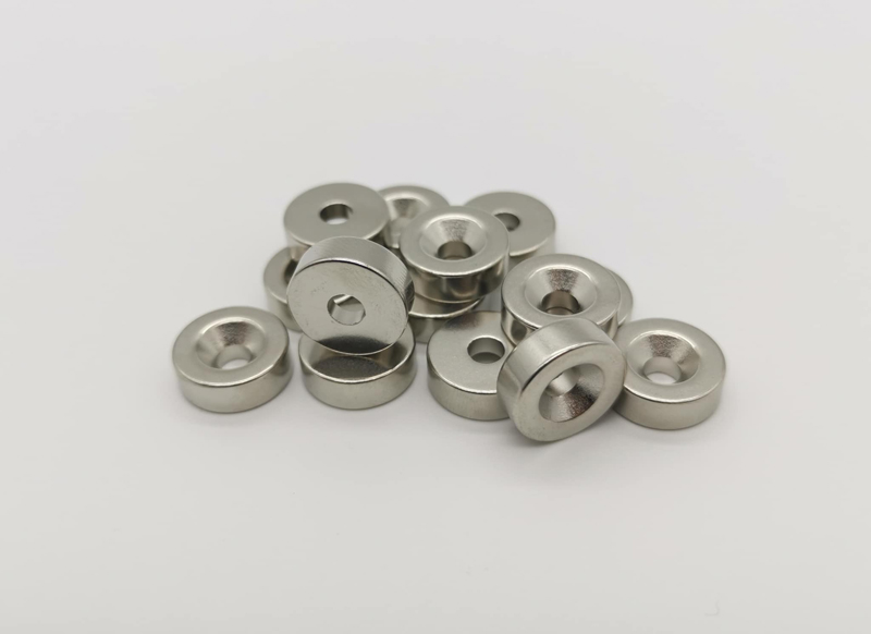 countersunk neodymium magnet ring