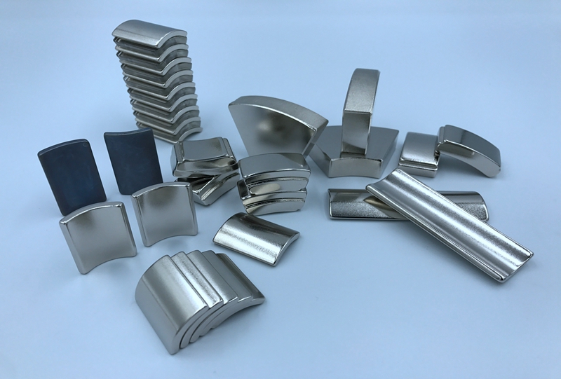 Neodymium magnets common shape - arc/segment