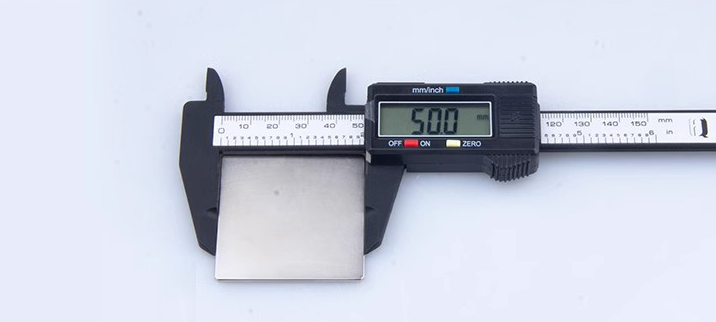 50mm square neodymium magnet size actual measurement