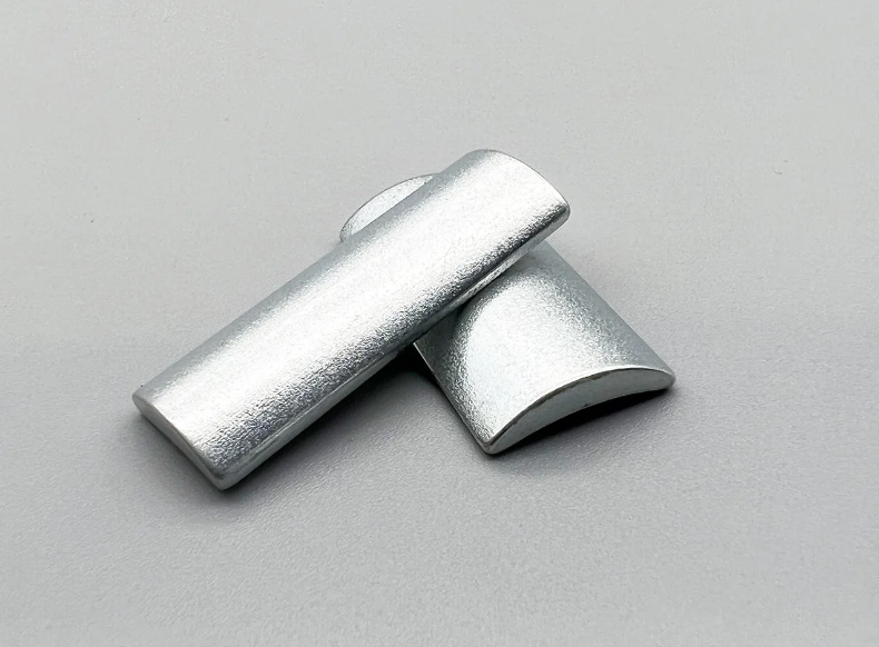 Rare earth neodymium arc sectioned magnet