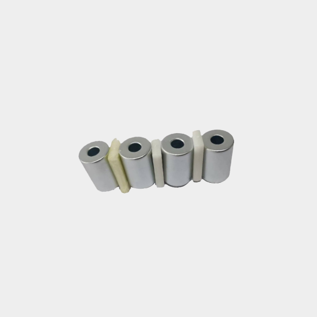 Diametrically magnetized cylinder magnet with through hole 18mm