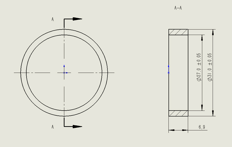 Ring Magnet Shape Type and Drawing